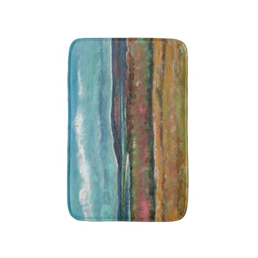 Kleding van strand- en kustzand-duinen badmat (Voorkant Verticaal)