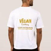 Kleding van VBSPCA/VEGAN T-shirt (Achterkant)