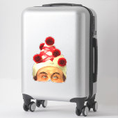 Kleding -  Victoriaans maskersticker Sticker (Koffer)