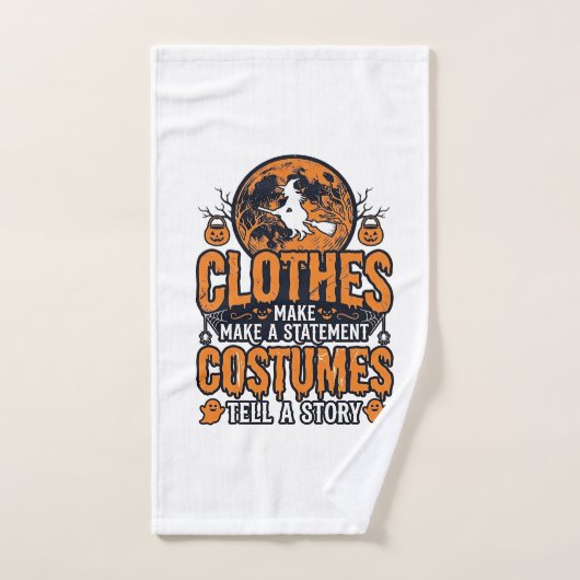 Kleding vintage Halloween kostuum statement shirt_ Handdoek (Handdoek)