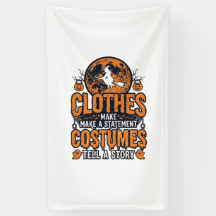 Kleding vintage Halloween kostuum statement shirt_ Spandoek