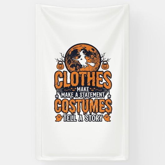 Kleding vintage Halloween kostuum statement shirt_ Spandoek (Verticaal)