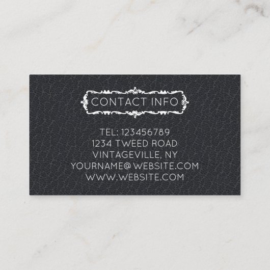  kleding visitekaartje (Achterkant)