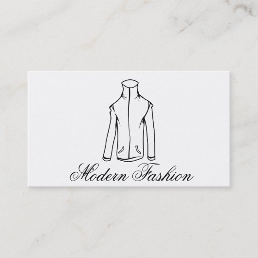 Kleding Visitekaartje (Voorkant)