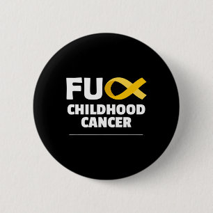 Kleding voor bewustzijn van kanker bij kinderen Go Ronde Button 5,7 Cm