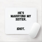 Kleding voor broer van de bruid vrijgezellenfeest  muismat (Met muis)