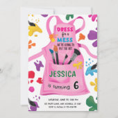 Kleding voor een puinhoop Kleurrijke Art Party 6e  Kaart (Voorkant)