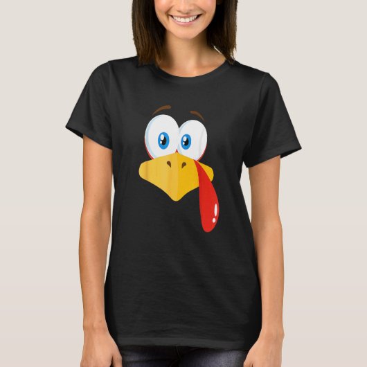 Kleding voor kalkoengesicht pelgrim Thanksgiving 2 T-shirt (Voorkant)