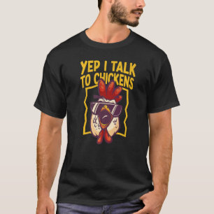 Kleding voor kippenboeren voor kippenhok Voedsel B T-shirt