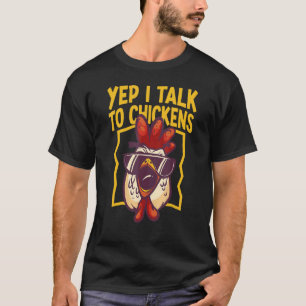 Kleding voor kippenboeren voor kippenhok Voedsel B T-shirt