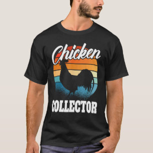 Kleding voor kippenverzamelaars van vintage boeren t-shirt