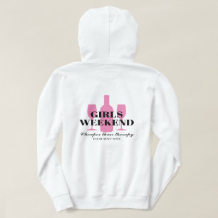 Kleding voor meisjes tijdens weekendfeest. Aangepa Hoodie