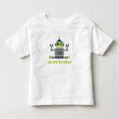 KLEDING VOOR PEUTERS:: robot Kinder Shirts (Voorkant)