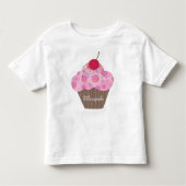 KLEDING VOOR PEUTERS:: zoete cupcake Kinder Shirts (Voorkant)