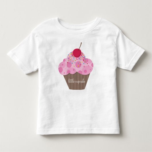 KLEDING VOOR PEUTERS:: zoete cupcake Kinder Shirts (Voorkant)