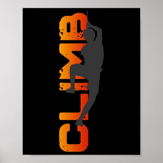 Kleding voor rotsklimmen - Rotsbeklimming _9  Poster (Voorkant)
