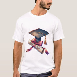 Kleding vrolijk afstuderen t-shirt