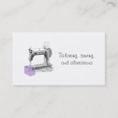 Kleding wijzigen, draadsnijden en naaien visitekaartje (Voorkant)