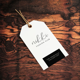 Kleding witte hangende schermprijs Label hangen Cadeaulabel