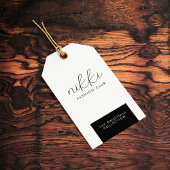 Kleding witte hangende schermprijs Label hangen Cadeaulabel