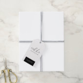 Kleding witte hangende schermprijs Label hangen Cadeaulabel (Met Touw)