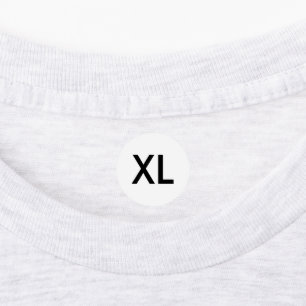 Kleding XL grote maatlabels voor kleding kledingst Labels