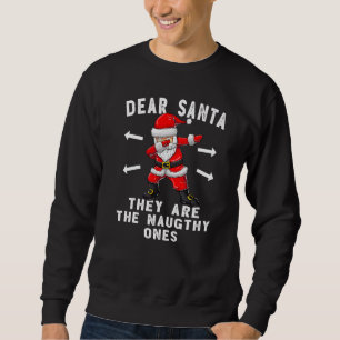 Kleding Xmas Kinderen Lieve Sint Zij zijn stout Trui