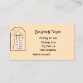 Kleding Zending Tweedehands drift Store Visitekaartje (Voorkant)