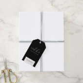Kleding zwart met hoge schermprijs Label hangen Cadeaulabel (Met Touw)