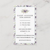 kledingboetiek | Bloemenkleding Hanger Logo Visitekaartje (Achterkant)