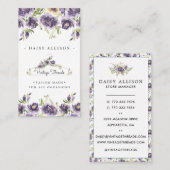 kledingboetiek | Bloemenkleding Hanger Logo Visitekaartje (Voorkant / Achterkant)