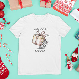 Kledingdief Leuke Familie Matching Kerstmis Tri-Blend Shirt