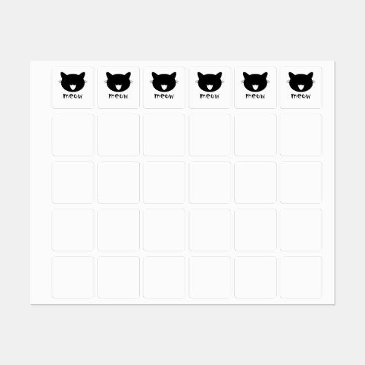 Kledingetiket op kleine plein labels (Vel)