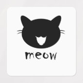 Kledingetiket op kleine plein labels (Design 1)