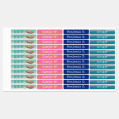 Kledingetiketten Ocean Persoonlijke jongens meisje Labels (Vel)