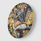 Kledinggereedschappen Man Muurslot Grote Klok (Hoek)