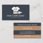 Kledingkleding Winkel afdrukken op aanvraag Visitekaartje (Voorkant / Achterkant)