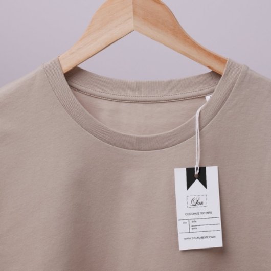 Kledinglabel Prijs Hangtag met Bedrijfslogo Cadeaulabel