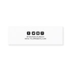 Kledinglabels Kleine Zakelijke Zwart Wit