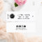 Kledinglabels Kleine Zakelijke Zwart Wit