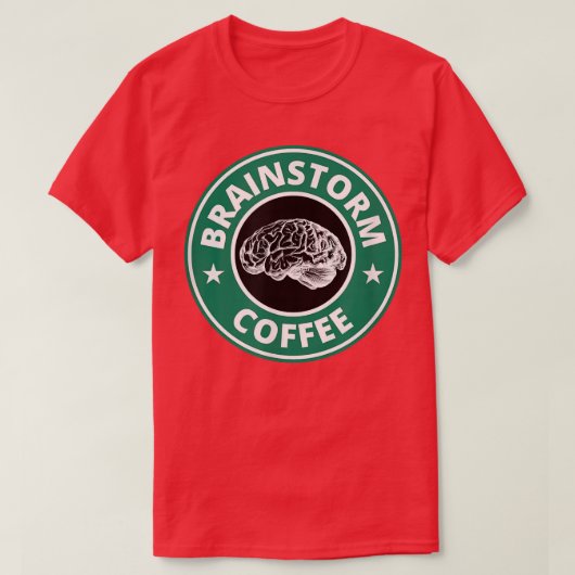 Kledinglijn BRAINSTORM COFFEE Padua T-shirt (Design voorkant)