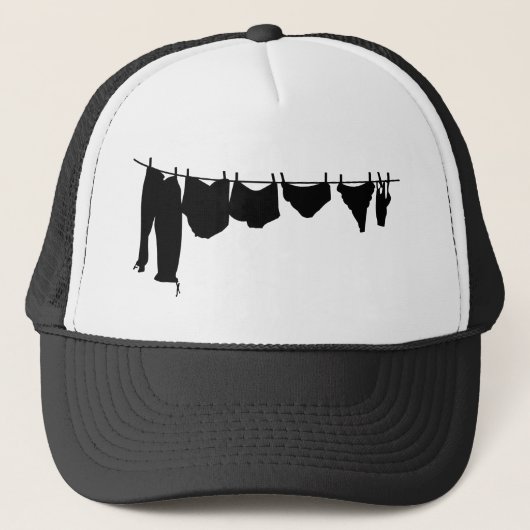 Kledinglijn silhouet trucker pet (Voorkant)