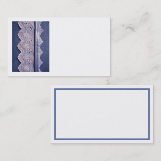 Kledingmakerij, naaister visitekaartje (Voorkant / Achterkant)