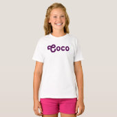 Kledingmeisjes Coco T-shirt (Voorkant volledig)
