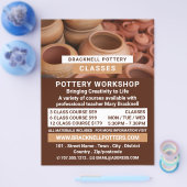 Kledingpotten, pottenklassen, potten Adverteren Flyer (Enkel)