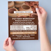 Kledingpotten, pottenklassen, potten Adverteren Flyer (Hand)