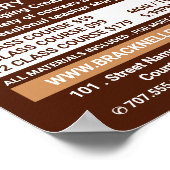 Kledingpotten, pottenklassen, potten Adverteren Poster (Hoek)