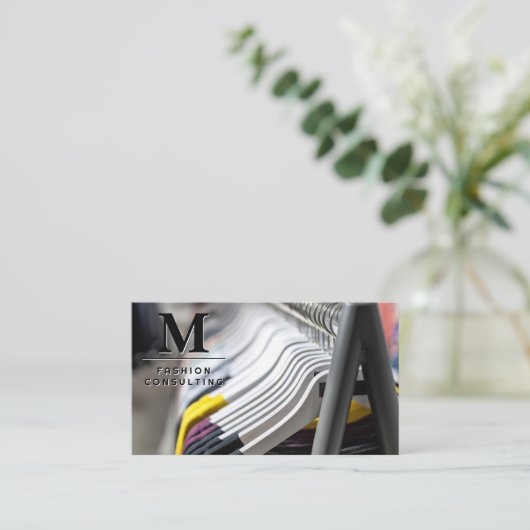 kledingrek | Mode Designer Visitekaartje (Staand voorkant)