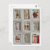  kledingspatronen briefkaart (Voorkant / Achterkant)