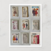  kledingspatronen briefkaart (Voorkant)